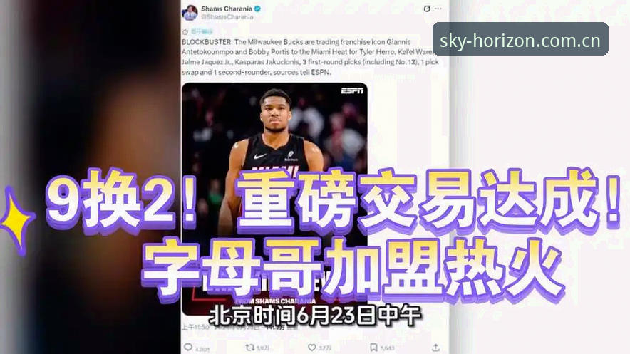 字母哥转会热火几近成真？3个关键信号和一个被忽视的风险